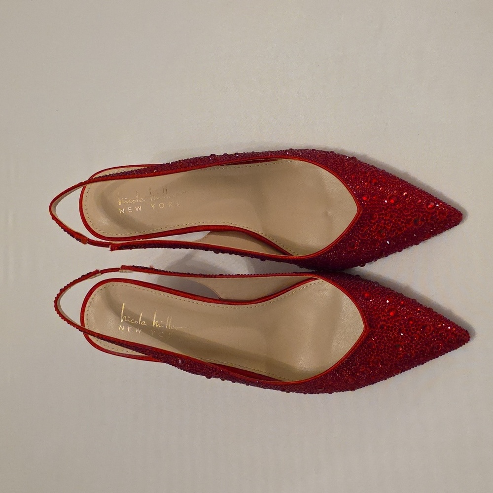 BRAND NEW NICOLE NILLER SCOUTIE SLINGBACK PUMPS (Women)ELEGANT SHEEL - Picture 3 of 16
